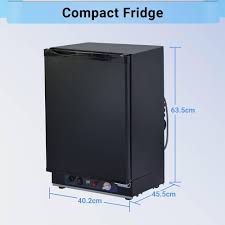 SMETA Gas Koelkast 40L voor Campers - 12V/230V met Omkeerbare Deur en Slot