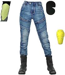 Motorbroek voor Dames - Biker Cargo Kevlar Spijkerbroek