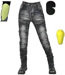 Motorbroek voor Dames - Kevlar Biker Cargo Spijkerbroek
