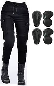 SHAIYOU Dames Motorrijbroek - Stretch Kevlar Gevoerd