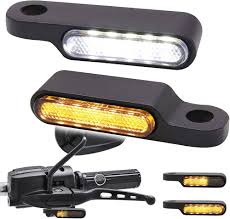 JMTBNO Mini LED Motorfiets Knipperlicht - Aluminium 12V